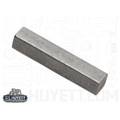 G.L. Huyett Mil-Spec Square End, Carbon Steel, Plain, 2.2500" (2-1/4) L, 3/8 x 3/8 in Sq MS20066-407